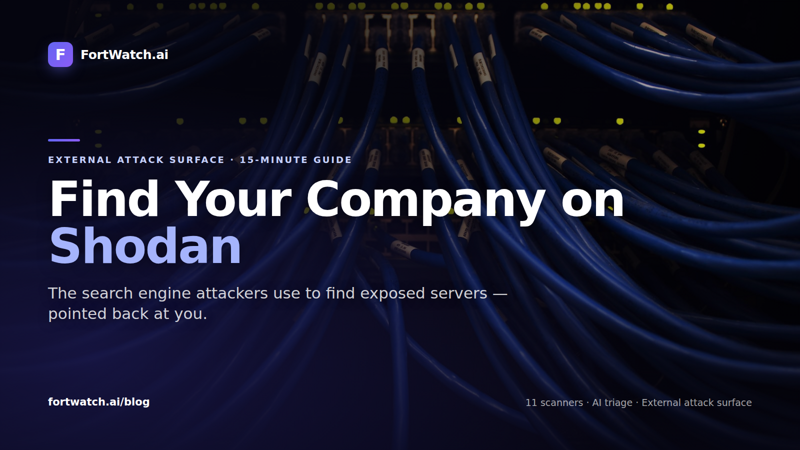 How to Find Your Company on Shodan (Before an Attacker Does): A Founder's 15-Minute Guide